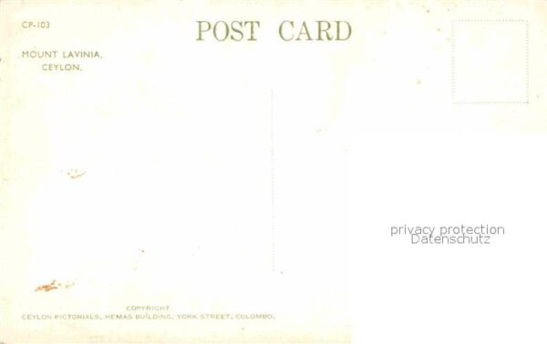 Ceylon Sri Lanka Mount Lavinia – Bild 2