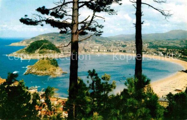 San Sebastian  Pais Vasco ES Blick vom Monte Igueldo