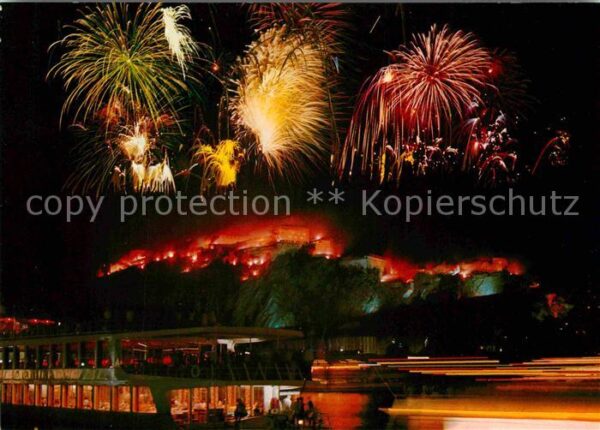 Koblenz Rhein Rhein in Flammen