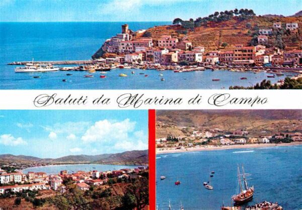 Marina di Campo Gesamtansicht Bucht Panorama