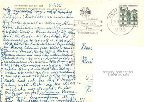 List Sylt Fliegeraufnahme Strandhalle Ellenbogen – Bild 2