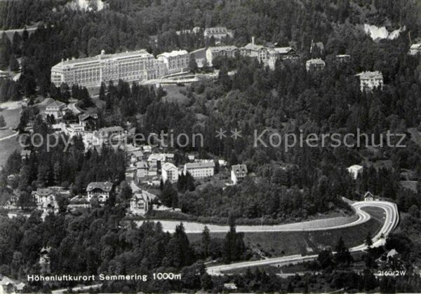 Semmering Niederoesterreich Fliegeraufnahme