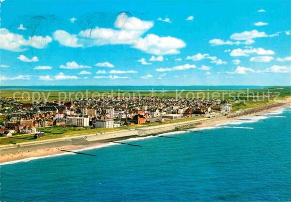 Westerland Sylt Fliegeraufnahme Strand