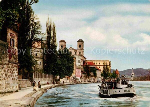 Passau Innquai Personenschiff Erlau