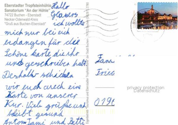 Buchen Odenwald Fliegeraufnahme Sanatorium An der Hohle – Bild 2