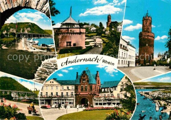 Andernach Turm Stadttor Rheinufer