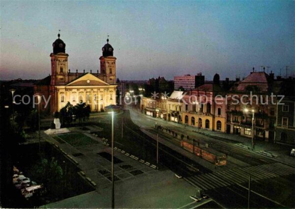 Debrecen Debrezin Lajos Platz Grosse Kirche