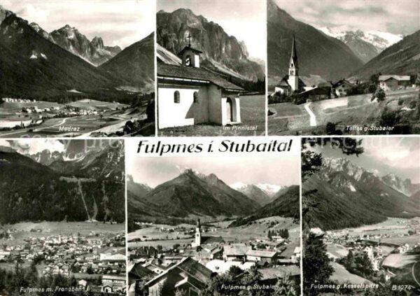 Fulpmes Tirol Medraz Gesamtansicht Telfas Pinnistal