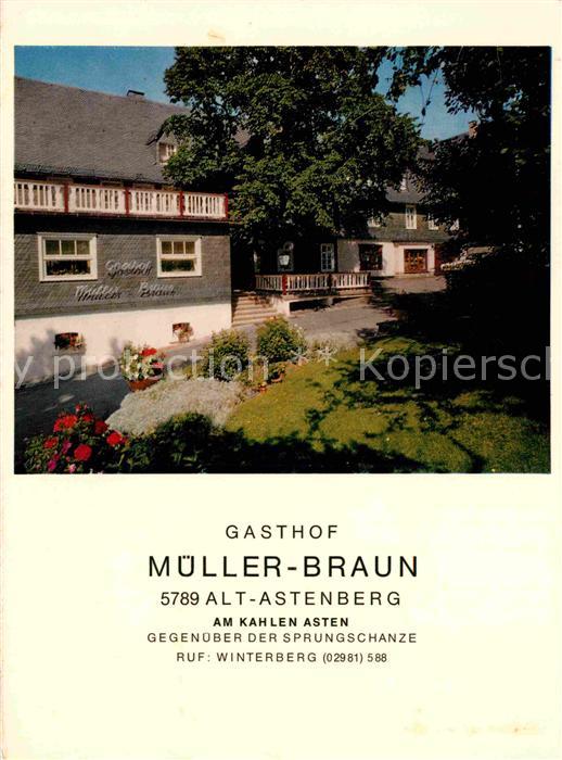 Astenberg Gasthof Müller Braun