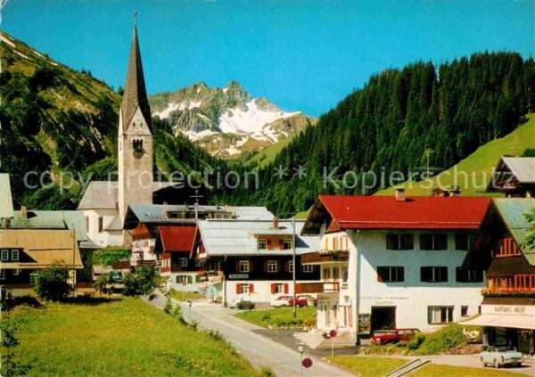 Mittelberg Kleinwalsertal Kirche Äpelspitze