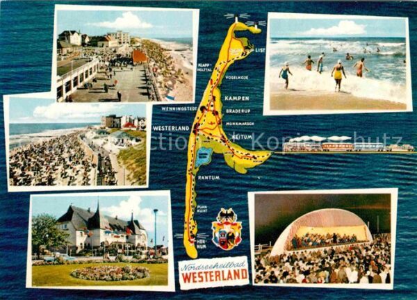 Sylt Landkarte