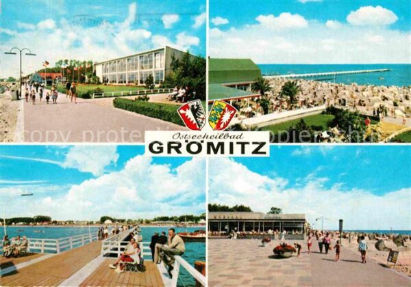 Groemitz Ostseebad Promenade Strand Seebrücke
