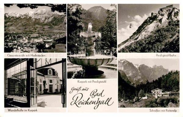 Bad Reichenhall Wandelhalle Kurpark Hochstaufen Predigt