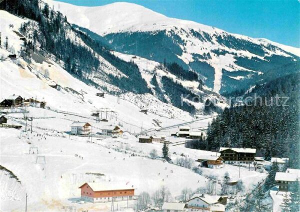 Gmuend Gerlos 
Winterlandschaft Schlepplift Königsle