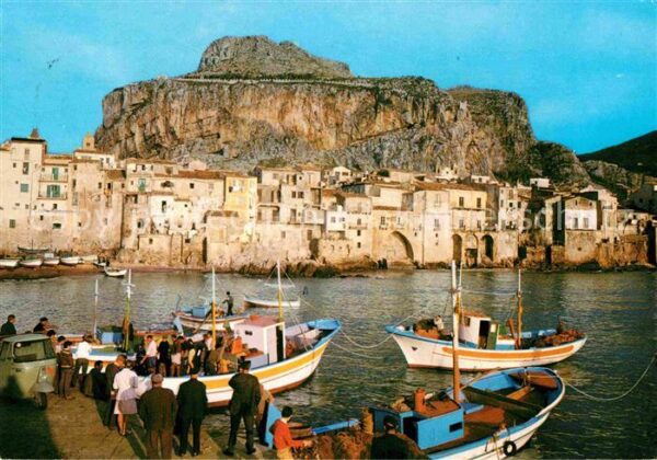 Cefalu Hafen Küste