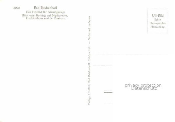 Bad Reichenhall Müllnerhorn Ristfeichthorn Sankt Pankra – Bild 2