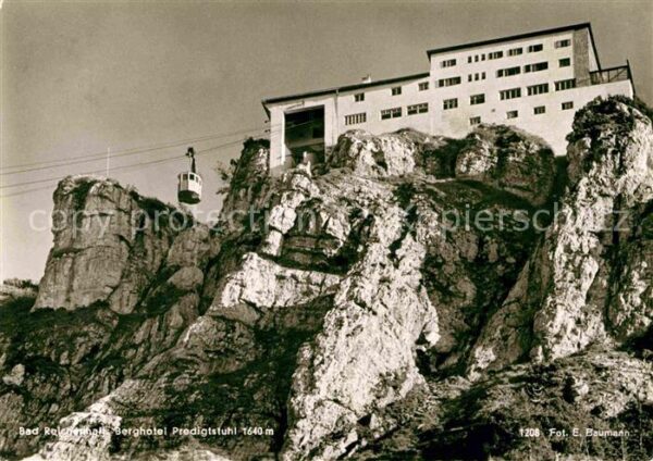 Bad Reichenhall Predigtstuhlbahn Gipfelstation Höhenson