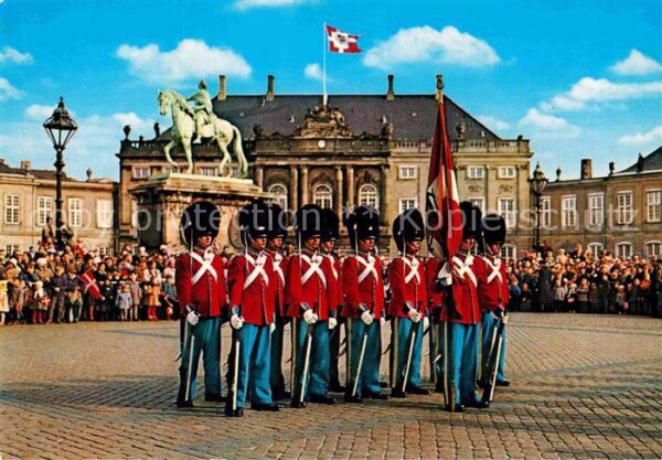 Kopenhagen Schloss Amalienburg Wachtparade