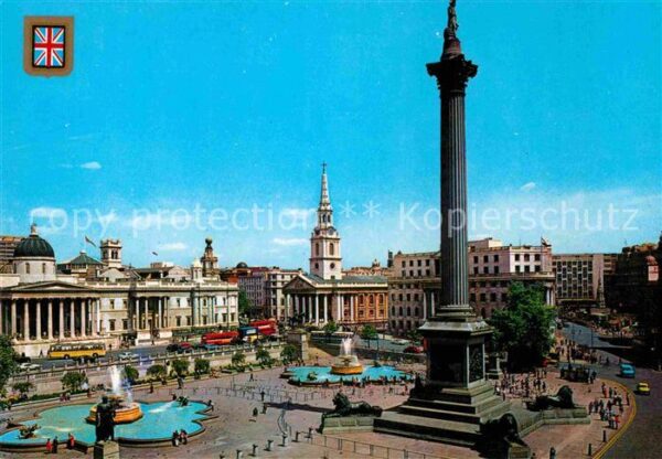 London Trafalgar Square Nelson Column