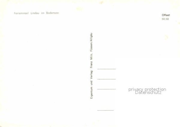 Lindau Bodensee Insel Turm Schiff – Bild 2