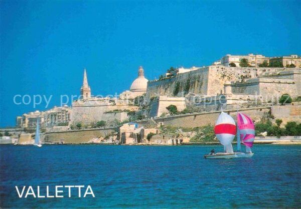 Valletta Malta Segelbote Panorama