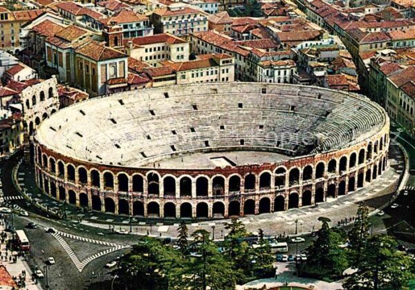 Verona Veneto Luftaufnahme Arena