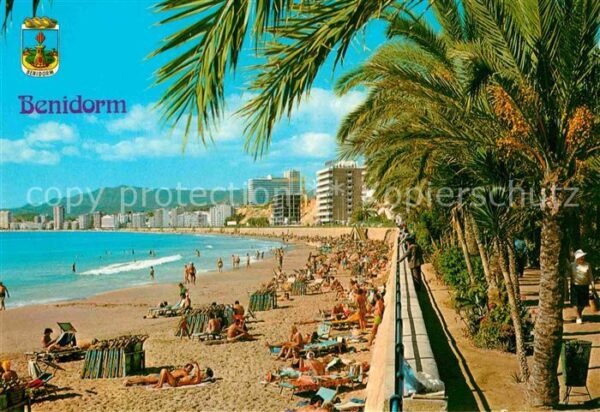Benidorm Playa Poniente Strand