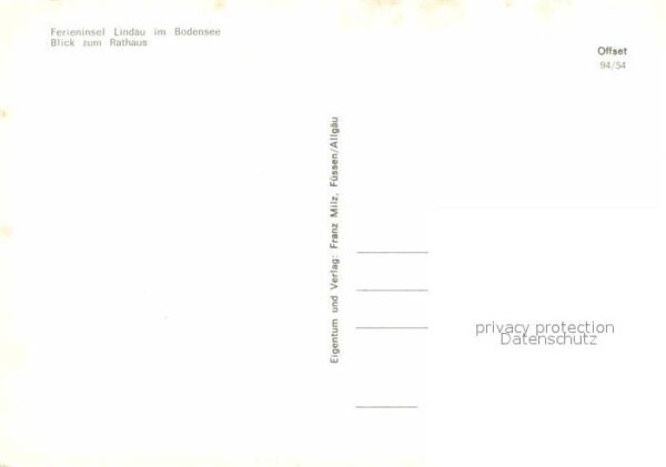 Lindau Bodensee Rathaus Brunnen – Bild 2