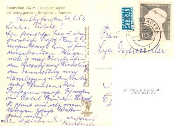Sonthofen Oberallgaeu Imbergerhorn Rotspitze Daumen – Bild 2