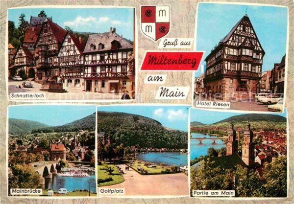 Miltenberg Main Hotel Riesen Mainbrücke Schnatterloch