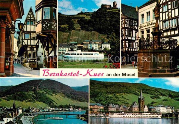 Bernkastel-Kues Schifffahrt Fachwerk