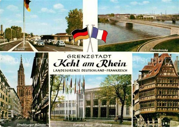 Kehl Rhein Rheinbrücke Münster Kamerzell