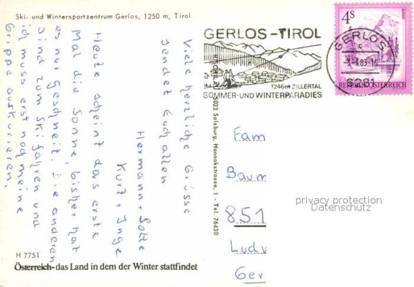 Gerlos Zentrum Winteraufnahme – Bild 2