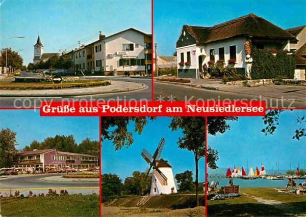 Podersdorf Neusiedler See Badestrand Mühle