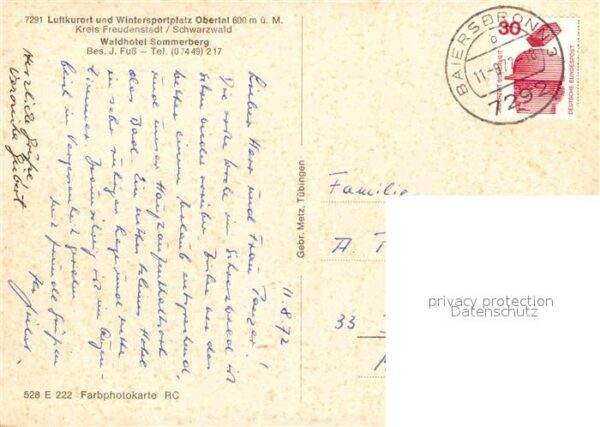 Freudenstadt Waldhotel Sommerberg – Bild 2