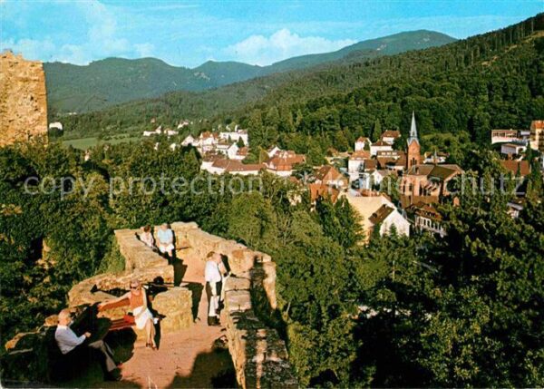 Badenweiler Panorama Burg