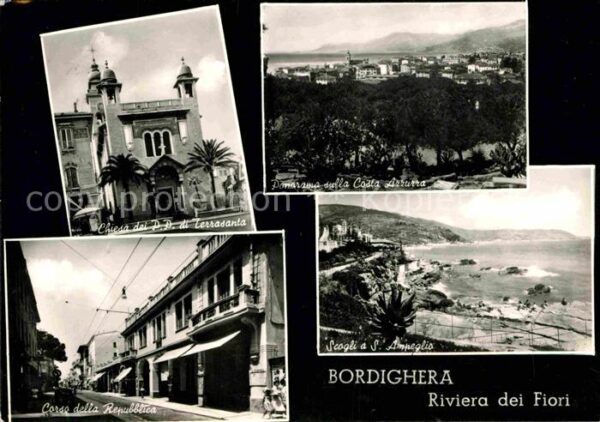 Bordighera Riviera dei fiori Chiesa Lerrasanta Cos