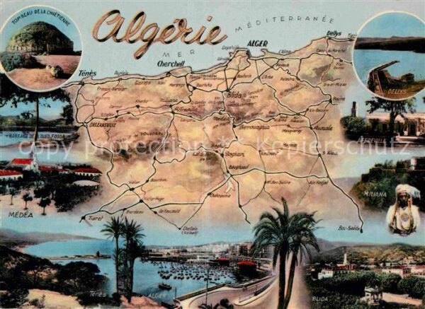 Algerien Panoramakarte