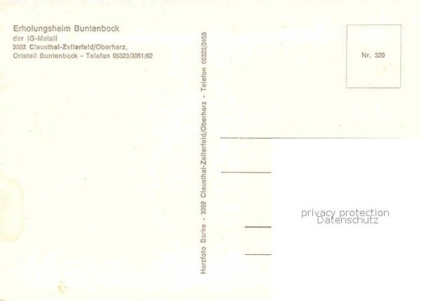 Clausthal-Zellerfeld Erholungsheim Buntenbock – Bild 2