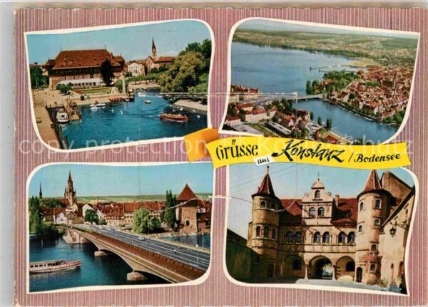 Konstanz Bodensee Hafen Brücke Schloss