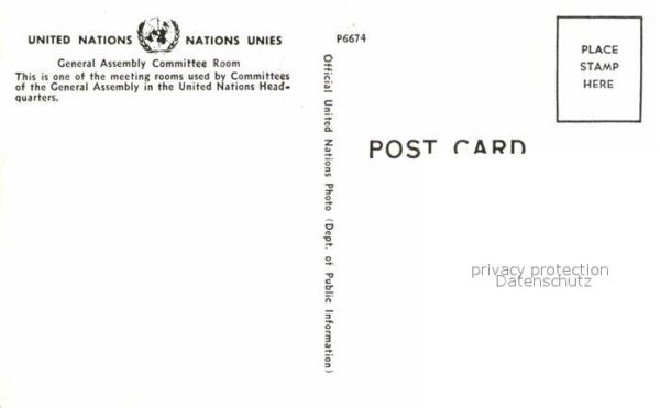 New York City United Nations Commitee Room – Bild 2