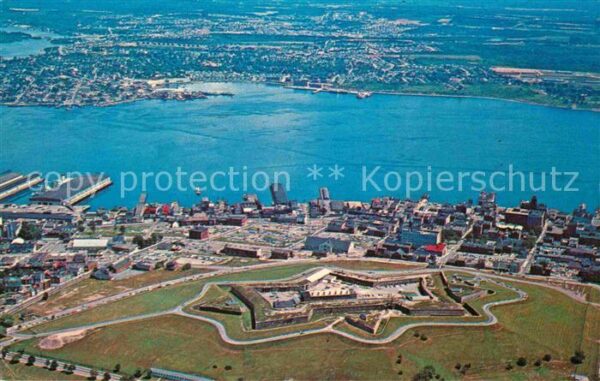 Halifax Nova Scotia Fliegeraufnahme with Citadel