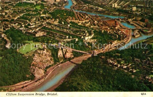 Bristol UK Fliegeraufnahme Clifton Suspension Brid