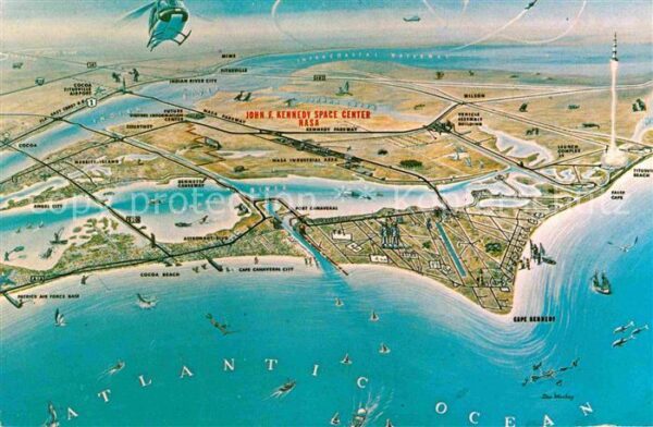 Cape Kennedy Artist Concept of Nasas John F. Kennedy