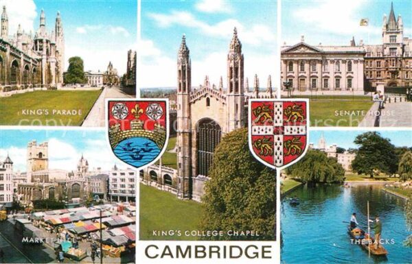 Cambridge Cambridgeshire Senate House Backs Kings College Chapel