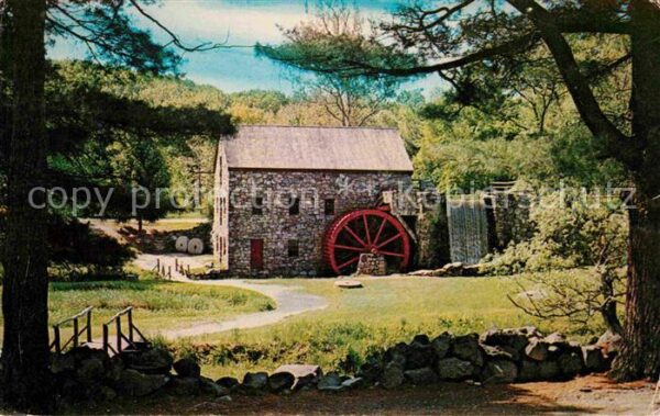 Sudbury Massachusetts Bay Colony windmills and gristmills