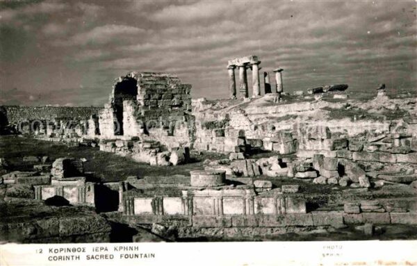 Corinth Korinthia Sacred Fountain