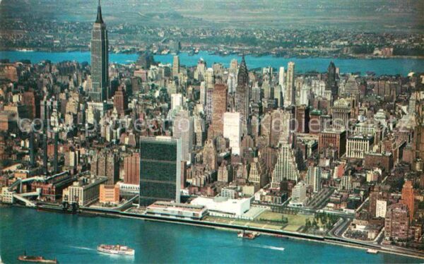 New York City Fliegeraufnahme Skyline