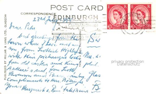 Edinburgh Scotland Castle Palace Princess-Street – Bild 2