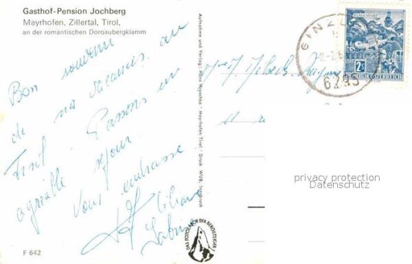 Mayrhofen Zillertal Gasthaus Pension Jochberg – Bild 2